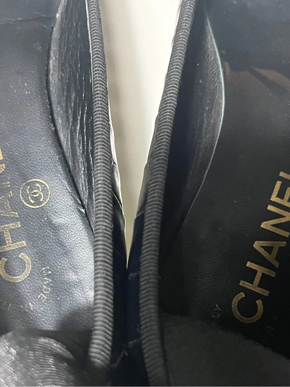 Chanel Black Exotic Crocodile Leather Ballet Flats